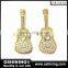 Bulk diamond Violin shape Usb flash pen drive 32 gb with real capacity (USB-DA320)