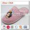 Cute indoor slippers for kids antique child coral fleece soft lady rubber plush slipper
