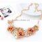 New Russia Style Flower Choker Collar Vintage Pendant Statement Necklace Women Necklaces & Pendants Fashion Necklaces for Women