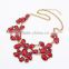 Multicolor Flower Choker Collar Vintage Pendant Statement Necklace Women Necklaces & Pendants Fashion Necklaces for Women 2014