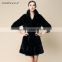 hot sale green long mink fur coat with prices for winter