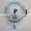 Magnetic assistant electric contact pressure gauge