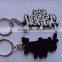 Plastic+PVC+ Rubber Keychain Carabiner Coin Holder Keychain Type Keychain