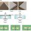Eco-friendly Soundproofing Materials Fiberglass Ceiling Panel