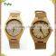 High quality custom logo nylon strap italy style wood watch with Japan movement for men and women
