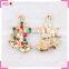 Rose imitation gold snowflake imitation jewelry pendant, heavy designer imitation gold pendant for necklace