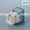 Network Solution Cat 6 UL 180Degree UTP RJ45 Connector Modular Keystone Jack