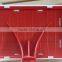 Plastic pet slicker brush with tied card packing