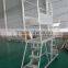 aluminum anti-slip mobile platform ladder, aerial working platform