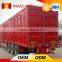 3 Axle 15 to 80 Cubic Meter Truck Cargo Van Semi Trailer for Sale