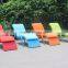 Wicker Rattan Swimming Pool Lounge Chair / Beach Sun Lounger / Swimming Pool Chair