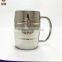 High Quality Double Wall Barrel Shaped Stainless Steel Beer Mug In 380 ml, 430 ml