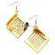 Water buffalo earrings, elagant design, natural material from Vietnam