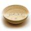 Round rattan bannetons, Rattan bread proofing baskets