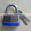 50mm/60mm Keyed different or keyed alike Solid Aluminium Laminated Padlock with hardened chrome-plated steel shackle