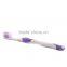 Hot selling plastic kids toothbrush with cover and disposable head