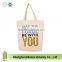 Customized Logo Cotton Shopper Bag