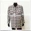 Mens Black Plaid Shirt