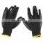 GZY 2016 wearproof and high oilproof lightweight black nitrile gloves