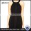 MGOO 2015 Hot Selling New Design OEM Halther Maxi Dress Two Layers Chiffon Long Dress Fashion Women Evening Dress