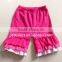 Soft Cotton Baby Clothes Girls Shorts Dresses Summer Double Ruffle Short Pants for Children