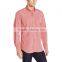 OEM 2017 pattern men's long sleeve fashion pink oxford shirt