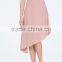 www six photo com ladies pink chiffon asymmetrical skirt