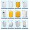 Chemical storage tank for pump