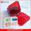 Plastic square pill box