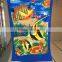 high quality wholesale transfer print microfibe beach towel and promotion towel