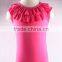 2015Hot Sale Baby Girls Solid Cotton Petti Top Ruffle Bib Vest Tank Top For Baby Clothes Cute Kids T shirts Child Clothing