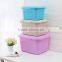 Colorfur plastic storage container box with lid
