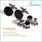 High quality sliver sets mens's cufflinks