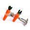 High quality cufflinks carrot design for mens cuff