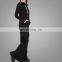 High Quality Muslim Sportwear Design Islamic Sport Dress Black Hoodie With Hood Women Sport Sweater Dress