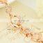 Gorgeous Gold Silver Rose Color Charm Bracelet Wedding Party Beads Bracelets Women Bridal Pulseras