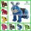 HI Electric ride on animal for kids in shop,stuffed animal ride electric for mall with coin operate