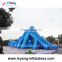 Double row Giant wave slide / Amusement water Park Inflatable slide
