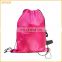 2017 Hot Sale New Style Customized Polyester Bag Drawstring