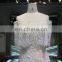 Wholesale new fashion design strapless eyelash lace elegant luxurious evening dress