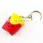 Custom 2d or 3d Rubber Soft PVC Key Holder Key Chain Keyring