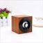 Portable USB 2.0 Multimedia Cubic Desktop Computer Notebook Mini Speaker 3.5mm audio input MX-M9 brown