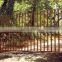 decorative corten steel villas metal fencing gate for backyard