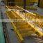 ladder 5 step yellow color fully insulated A shape fiberglass ladder