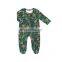 Toddler Ruffle Bodysuit Boho Romper Baby Footie Pajamas