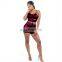 2020 New Arrivals Plus Size Summer Women Sexy Sleepwear Pajamas Set Ladies U-Neck Lace Short Pajamas Women's Sleepwear