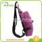 Polyester OEM women sling bag cheap triangle single strap backpack