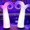Color Changing LED Light Inflatables Party Events Decoration Inflatable Tube Pillar in Dark Night