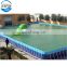 Customized size giant metal frame support stand land stents swimming pool