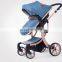 2018 Hubei Luxury Safe Cheap Smart Mima Baby Stroller Child Trolley 2 in 1
